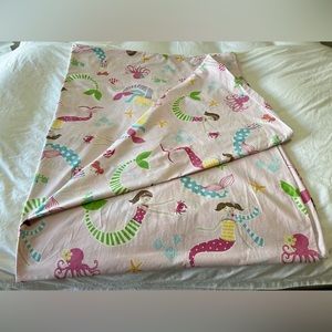 Pottery Barn Kids Pink Mermaid Duvet Cover